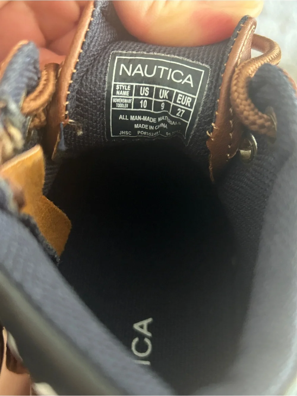 Nautica toddler zip up boots